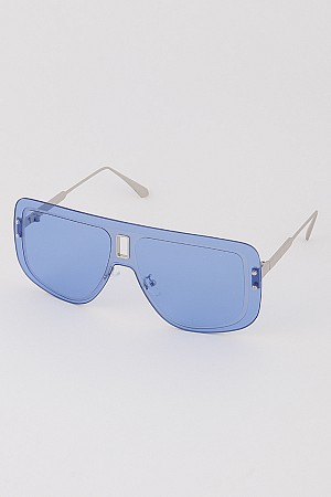 Square Cut Shield Sunglasses